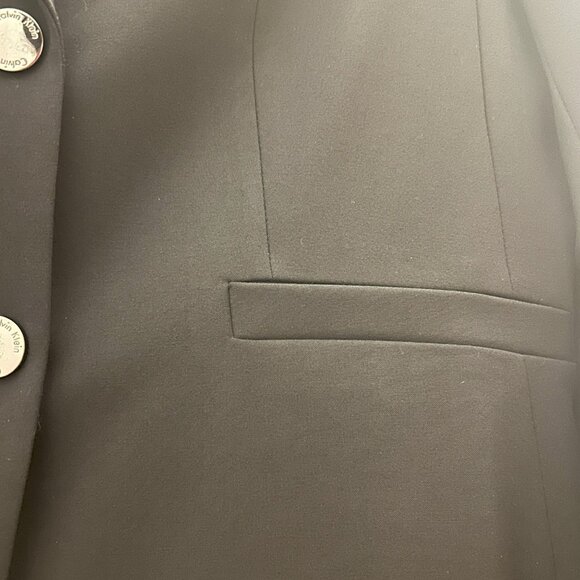 Calvin Klein Dark Navy Suit Jacket Blazer Size 6 Women new with tags - Picture 4 of 12